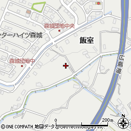 広島県広島市安佐北区安佐町飯室632周辺の地図