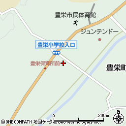 広島県東広島市豊栄町鍛冶屋577周辺の地図