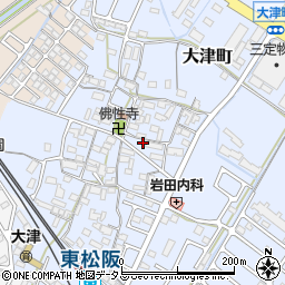 三重県松阪市大津町613-4周辺の地図