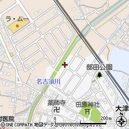 名古須川周辺の地図