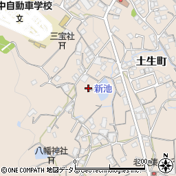 広島県府中市土生町1440周辺の地図