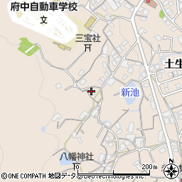 広島県府中市土生町1447周辺の地図