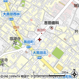 三重県松阪市黒田町105周辺の地図