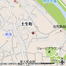 広島県府中市土生町1365周辺の地図