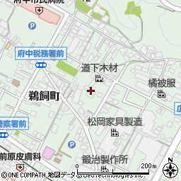広島県府中市鵜飼町624周辺の地図