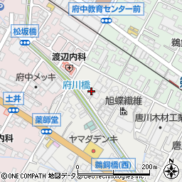 広島県府中市高木町296周辺の地図