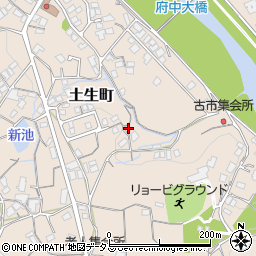 広島県府中市土生町1341周辺の地図