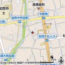 広島県福山市加茂町上加茂161周辺の地図