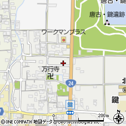 奈良県磯城郡田原本町鍵283-21周辺の地図