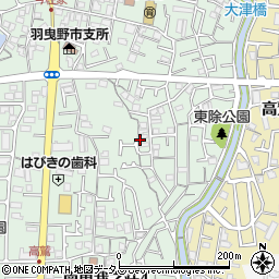 大阪府羽曳野市南恵我之荘3丁目7-3周辺の地図