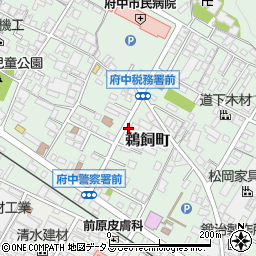 広島県府中市鵜飼町580周辺の地図