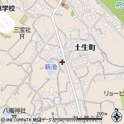 広島県府中市土生町甲周辺の地図