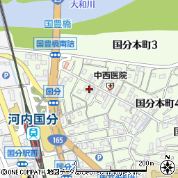 国分新町会館周辺の地図