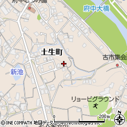 広島県府中市土生町1366周辺の地図
