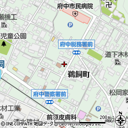 府中区・検察庁周辺の地図