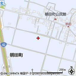 三重県松阪市朝田町周辺の地図