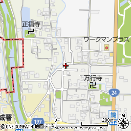 奈良県磯城郡田原本町鍵356-37周辺の地図