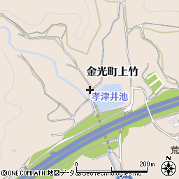 岡山県浅口市金光町上竹1149周辺の地図