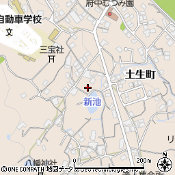 広島県府中市土生町1438周辺の地図