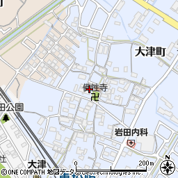三重県松阪市大津町572周辺の地図