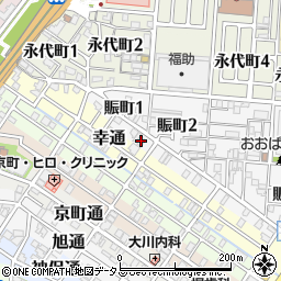 天理教　北池田分教会周辺の地図