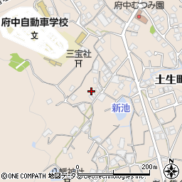 広島県府中市土生町1466周辺の地図