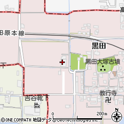田原本町役場　浄化センター周辺の地図