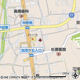 広島県福山市加茂町上加茂342周辺の地図