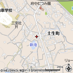 広島県府中市土生町1432周辺の地図