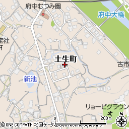 広島県府中市土生町1374周辺の地図