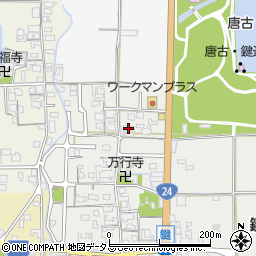 奈良県磯城郡田原本町鍵318周辺の地図