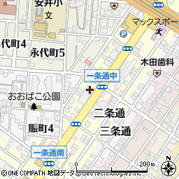 関西みらい銀行堺一条通 ＡＴＭ周辺の地図