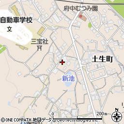 広島県府中市土生町1436周辺の地図