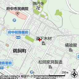 広島県府中市鵜飼町周辺の地図