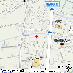 岡山県倉敷市吉岡周辺の地図
