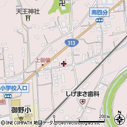 広島県福山市神辺町上御領545周辺の地図