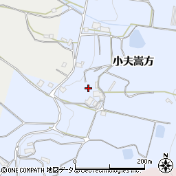 奈良県桜井市小夫嵩方周辺の地図