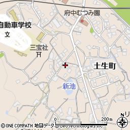 広島県府中市土生町1435周辺の地図