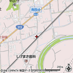 広島県福山市神辺町上御領423周辺の地図