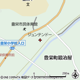 広島県東広島市豊栄町鍛冶屋551周辺の地図