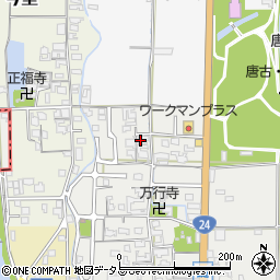 奈良県磯城郡田原本町鍵383周辺の地図