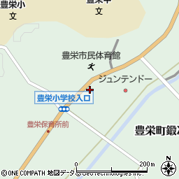 広島県東広島市豊栄町鍛冶屋558周辺の地図