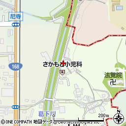 奈良県香芝市上中544-5周辺の地図