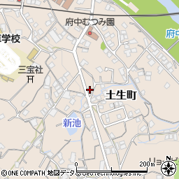 広島県府中市土生町1501周辺の地図