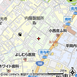 三重県松阪市茶与町周辺の地図