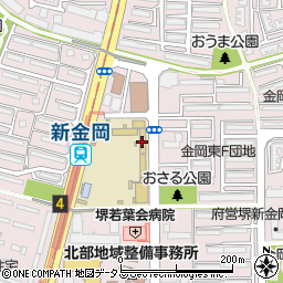堺市立新金岡東小学校周辺の地図