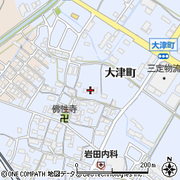 三重県松阪市大津町555周辺の地図