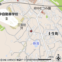 広島県府中市土生町1469周辺の地図