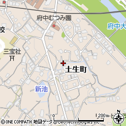 広島県府中市土生町1504周辺の地図