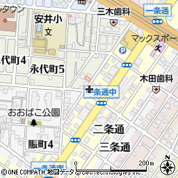 大阪府堺市堺区一条通11-4周辺の地図